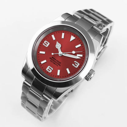 Luckacco 36mm/39mm NH35 Movement Mechanical Wristwatches Stainless Steel Men Watch Sapphire Glass 10BARS for Men Women Watches reloj