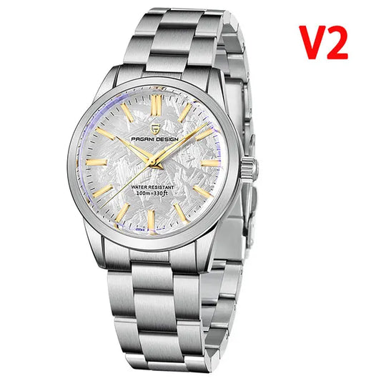 Luckacco PAGANI DESIGN 40mm Men's Watches Top Brand Waterproof Clock Quartz Wristwatch For Men Sapphire Glass Stainless Steel Chronograph