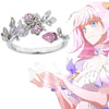 Luckacco Game Honkai Impact 3 Elysia Cosplay Ring Alloy Opening Adjustable Women Jewelry Accessories Prop