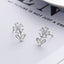 Korean Style Crystal Flower Imitation Pearl Stud Earrings For Women Girls Sweet Statement Flower Earring Party Jewelry Gifts -  - Luckacco Jewelry and Watch Store