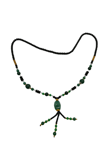 Green nature agate necklace - Green nature agate necklace - Luckacco Jewelry and Watch Store